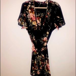 Shein, floral dress.